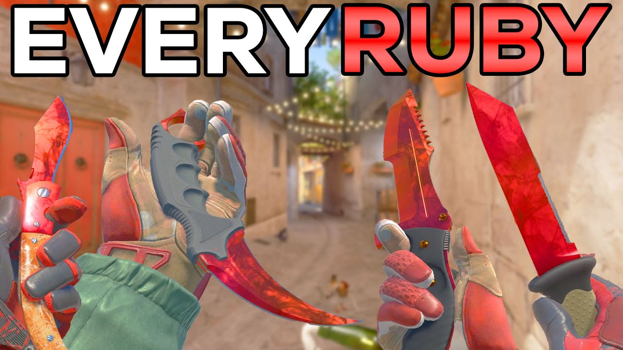 EVERY Ruby Doppler in CS2 (Factory New) - CS2 Knife Gameplay