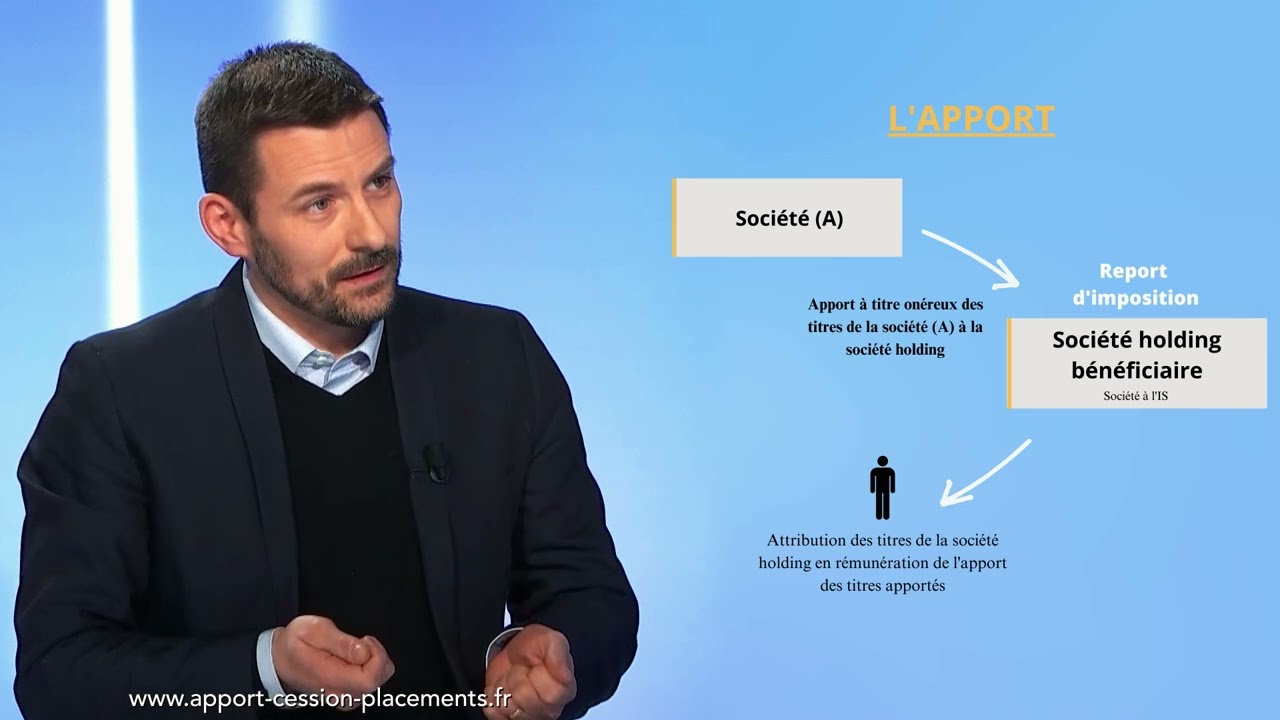 Réinvestir en apport cession avec un conseiller -  Vente d'une entreprise par une holding.