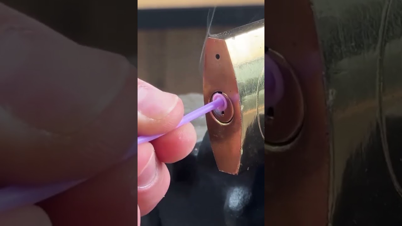 smart way to remove a broken key from a padlock #tricks #popular #viralshorts #shorts