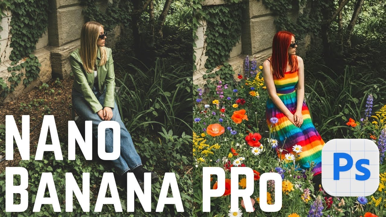 Как использовать Gemini 3 Nano Banana Pro в Photoshop
