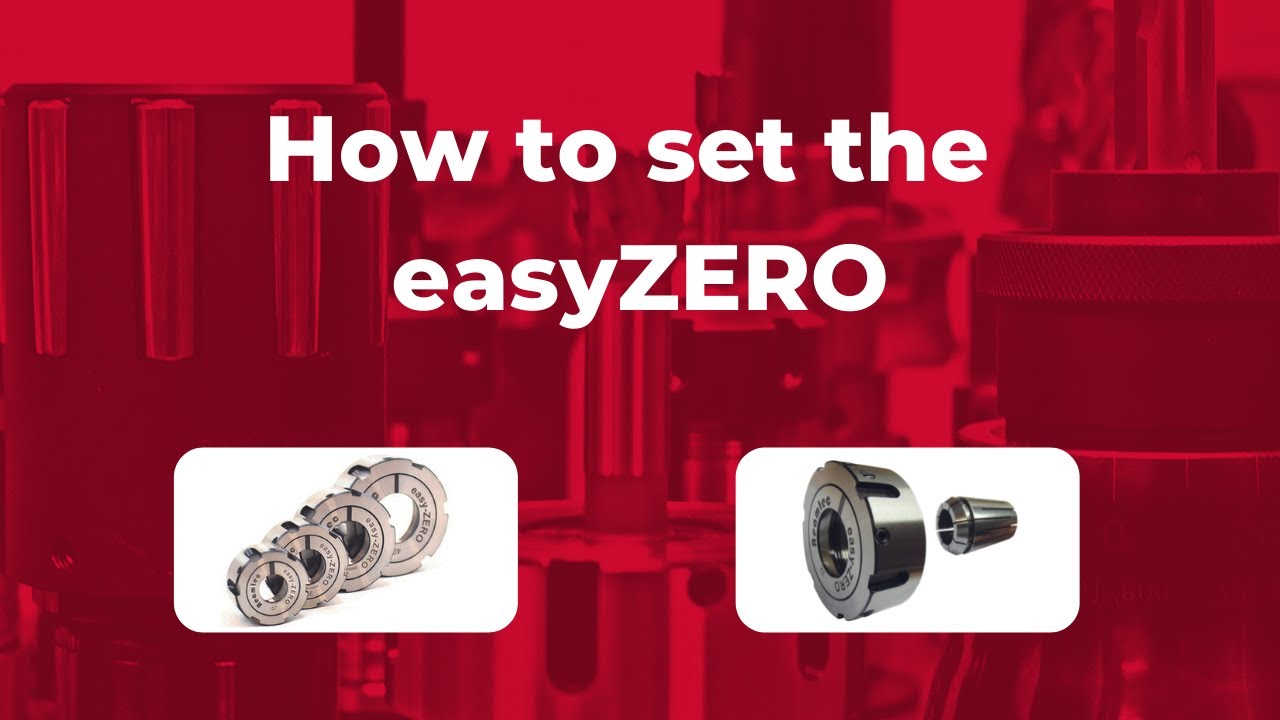 How to set the easyZERO runout compensation nut
