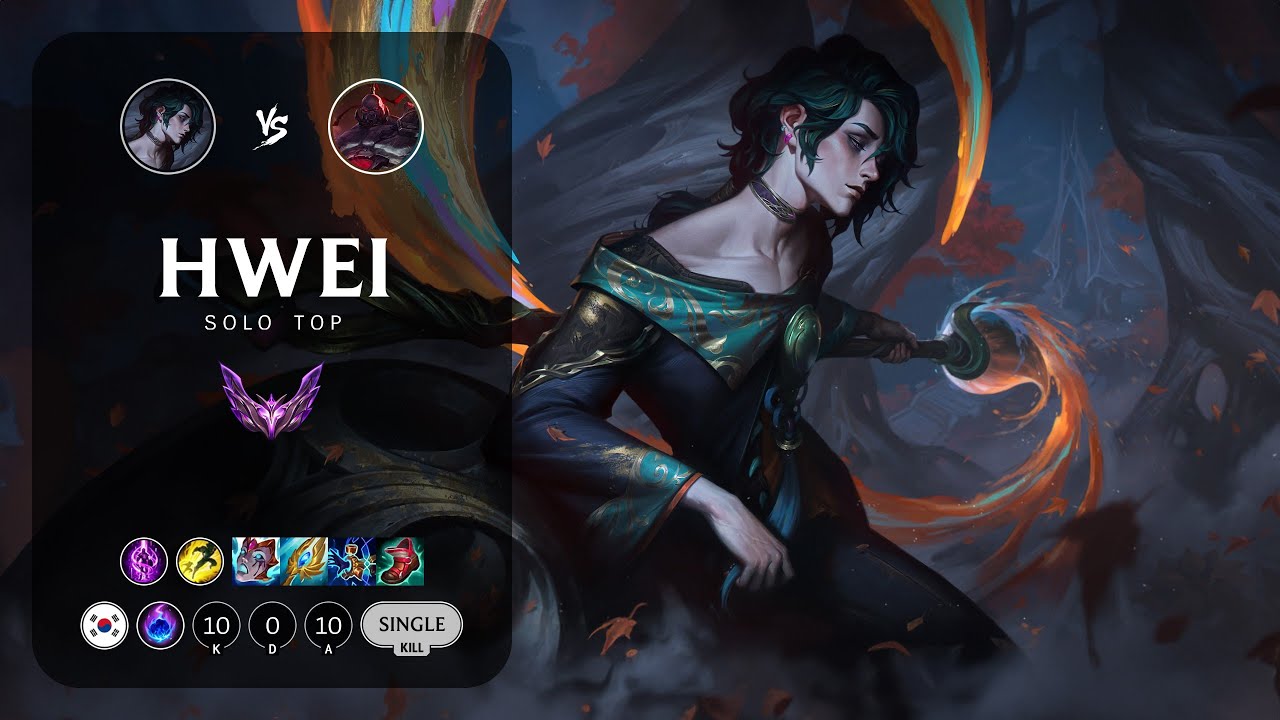 Hwei Top vs Sion - KR Master Patch 14.2