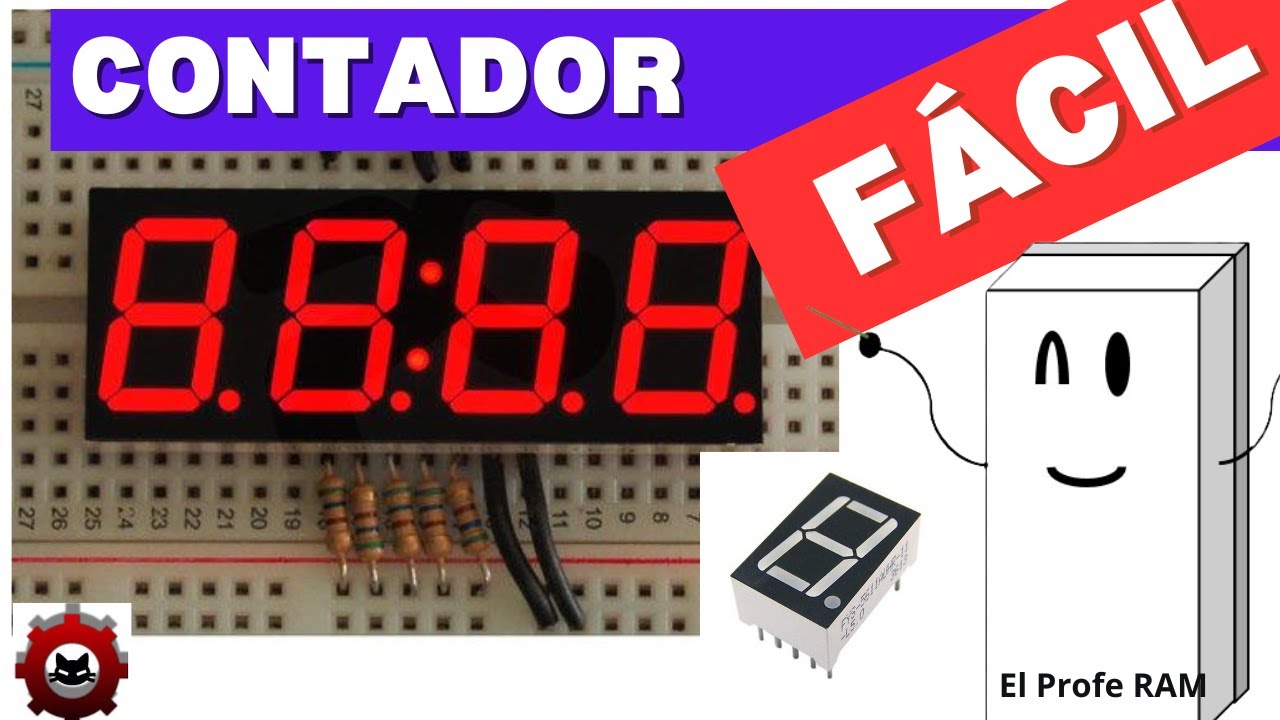 Proyecto práctico: Contador 0–99 (sube y baja) tutorial paso a paso