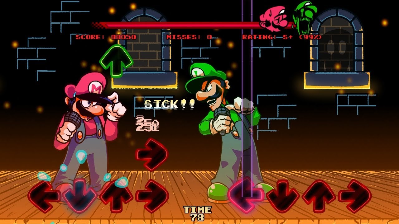 FNF - Mario's Madness V2 - Oh God No (by iKenny) - [FC/4k]