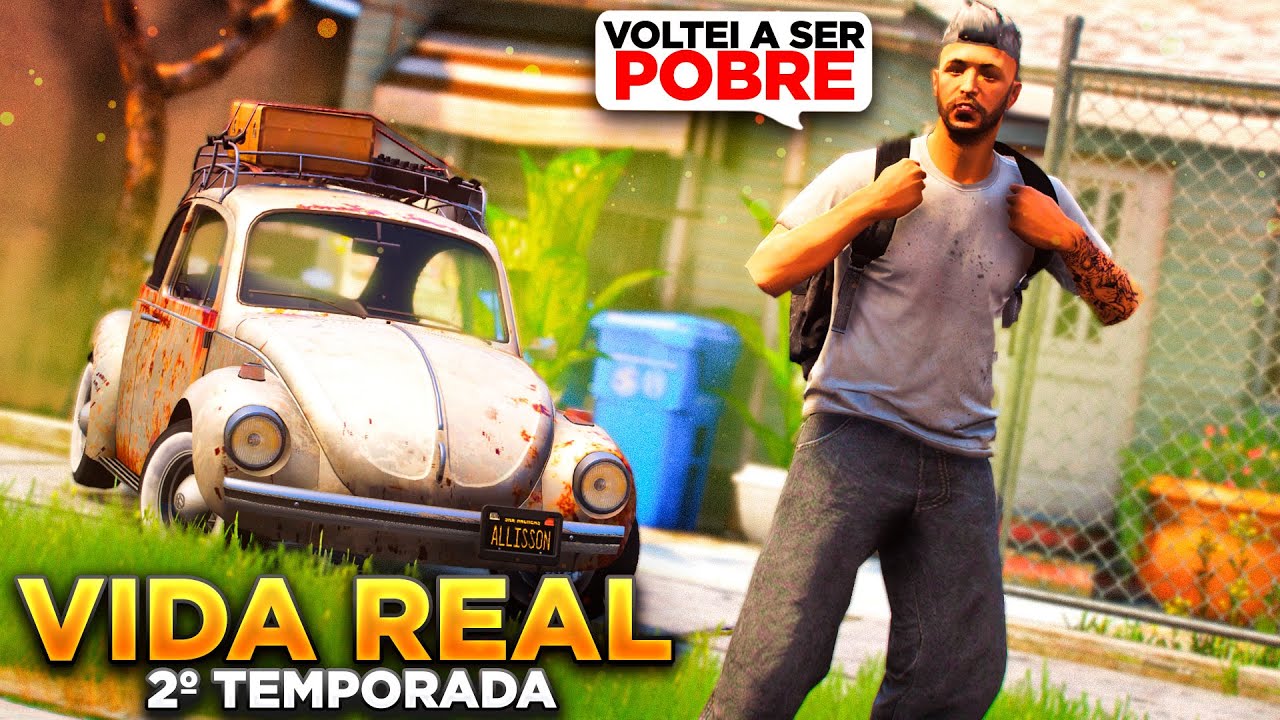 GTA V: VIDA REAL | O RECOMEÇO! PERDI TUDO QUE TINHA E VOU CONSTRUIR MINHA VIDA DO ZERO!🙏 |#01