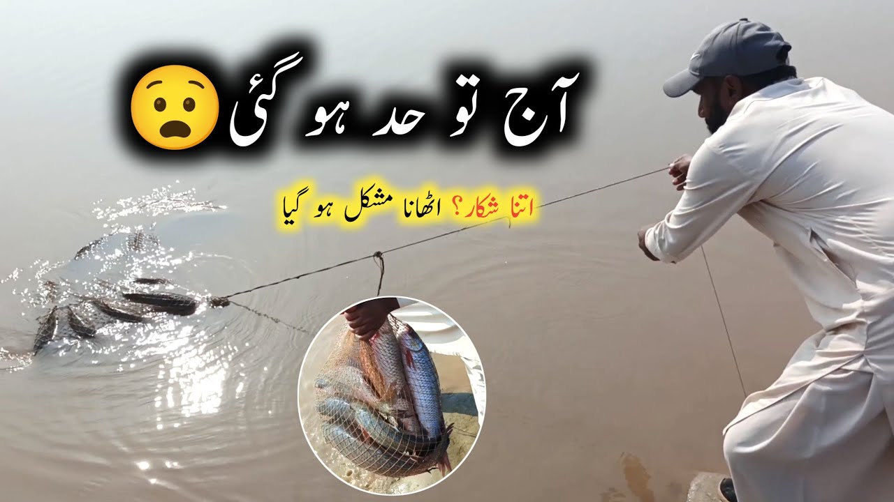 Live River Fishing Today | آج دریا پر زبردست شکار 😱