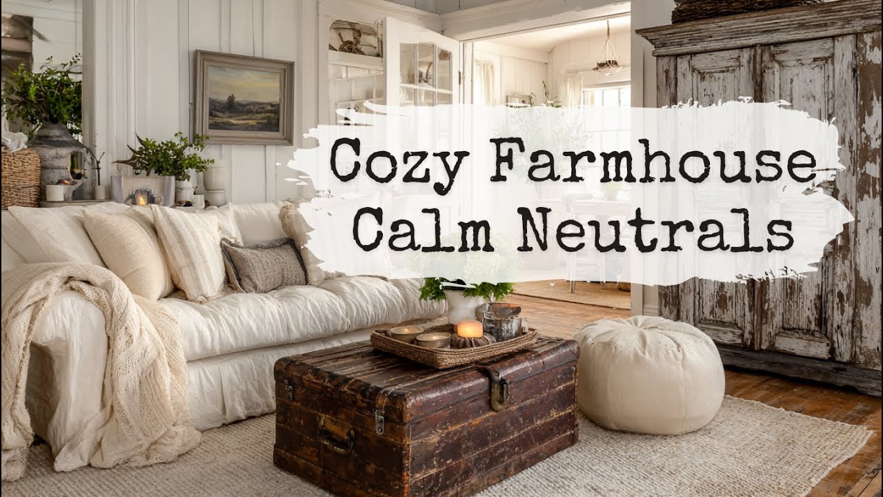 Cozy Farmhouse Cottage | Calm Neutral Home