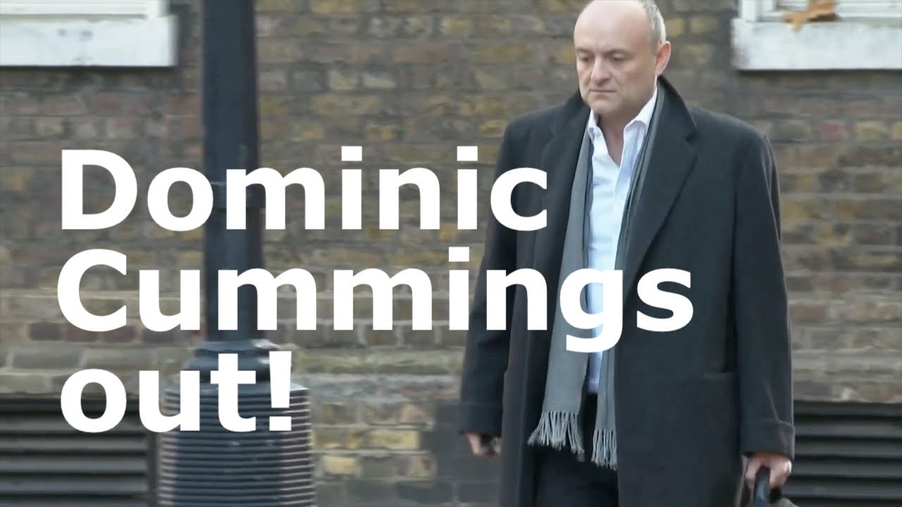 Boris Johnson's chief advisor, Dominic Cummings, out