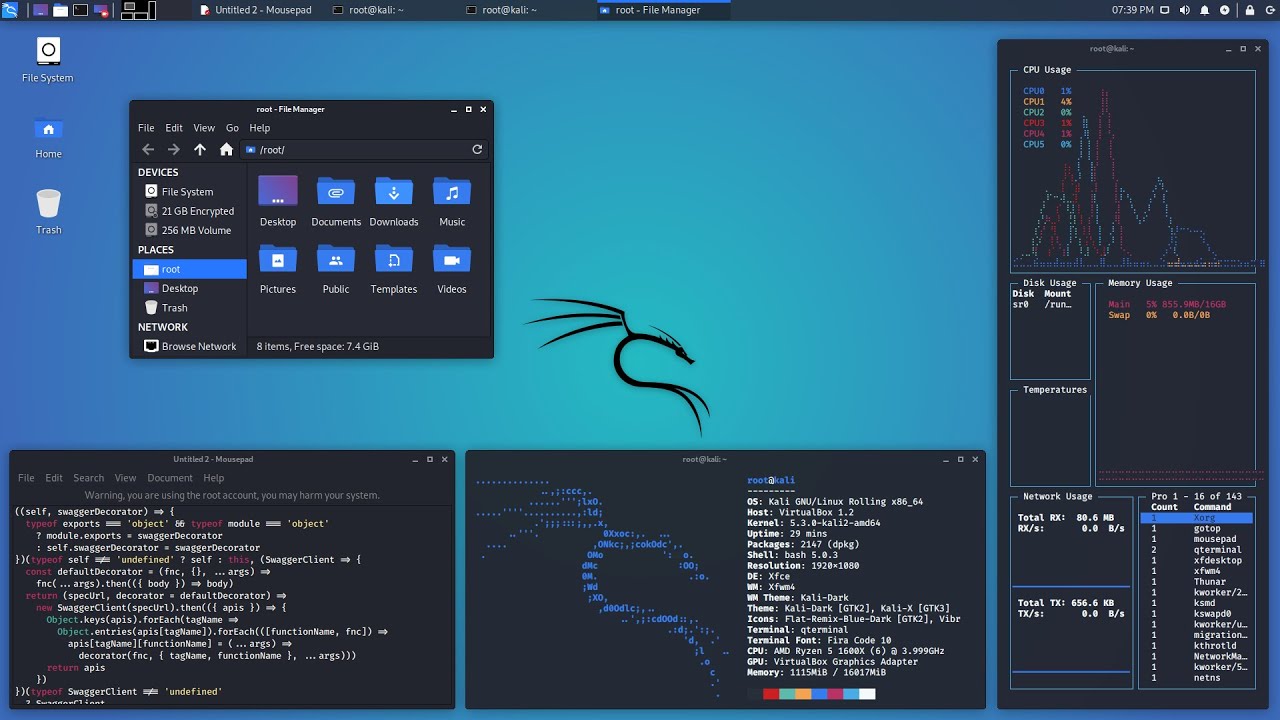 نصب کالی لینوکس روی فلش، تضمین شده و 100% عملی - جدید | نابغه ها