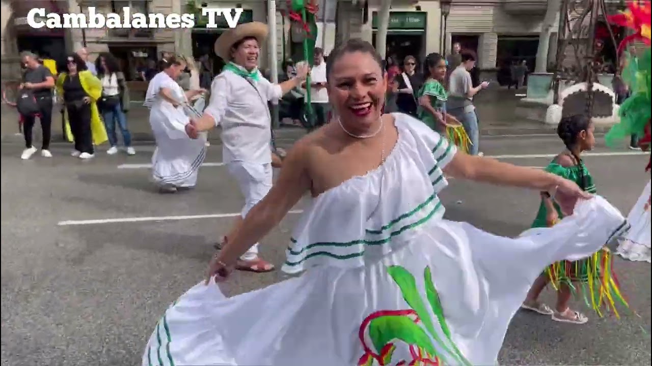 Fiesta de la Hispanidad - Oriente Boliviano en la Rúa Hispanoaméricana en Barcelona 2024