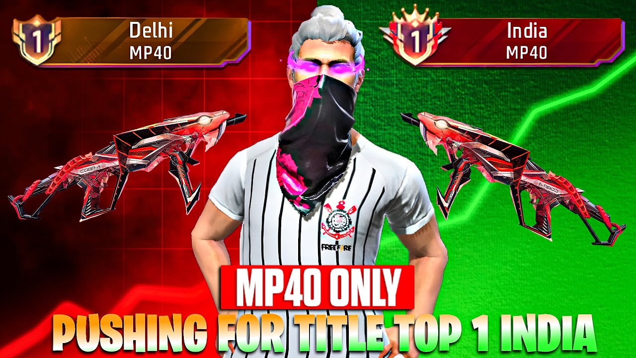 Pushing Top 1 In Smg MP40 | Free Fire Solo Rank Pushing With Tips And Tricks | Ep-1