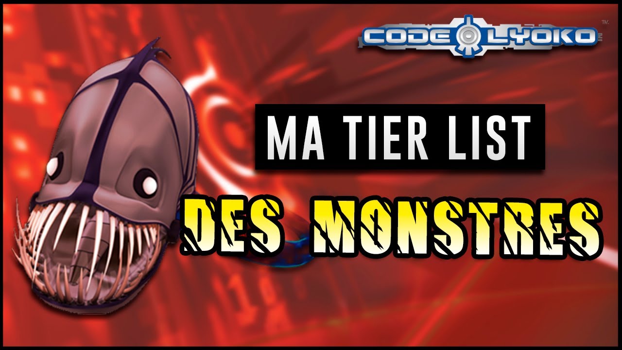 ►Ma TIER LIST des monstres de X.A.N.A. (CODE LYOKO)