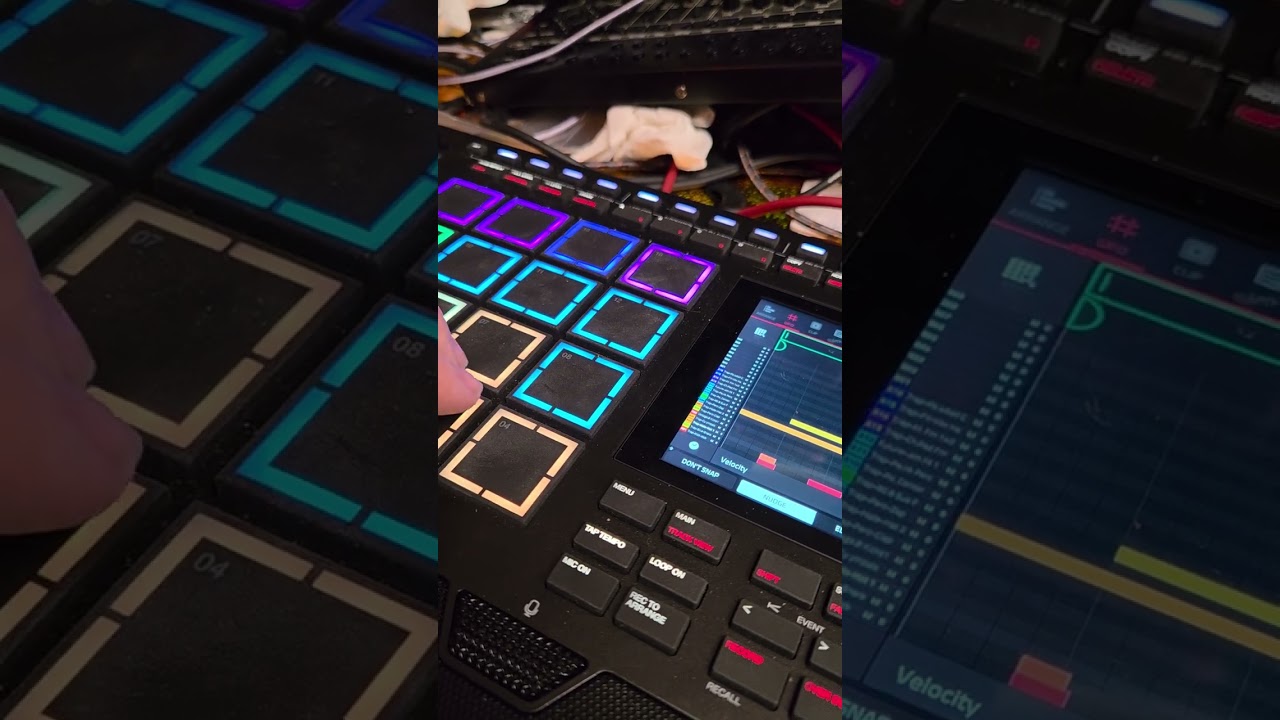 Adventure wake up beat on Akai MPC Live 3 with MPCe expressive pads - no talking