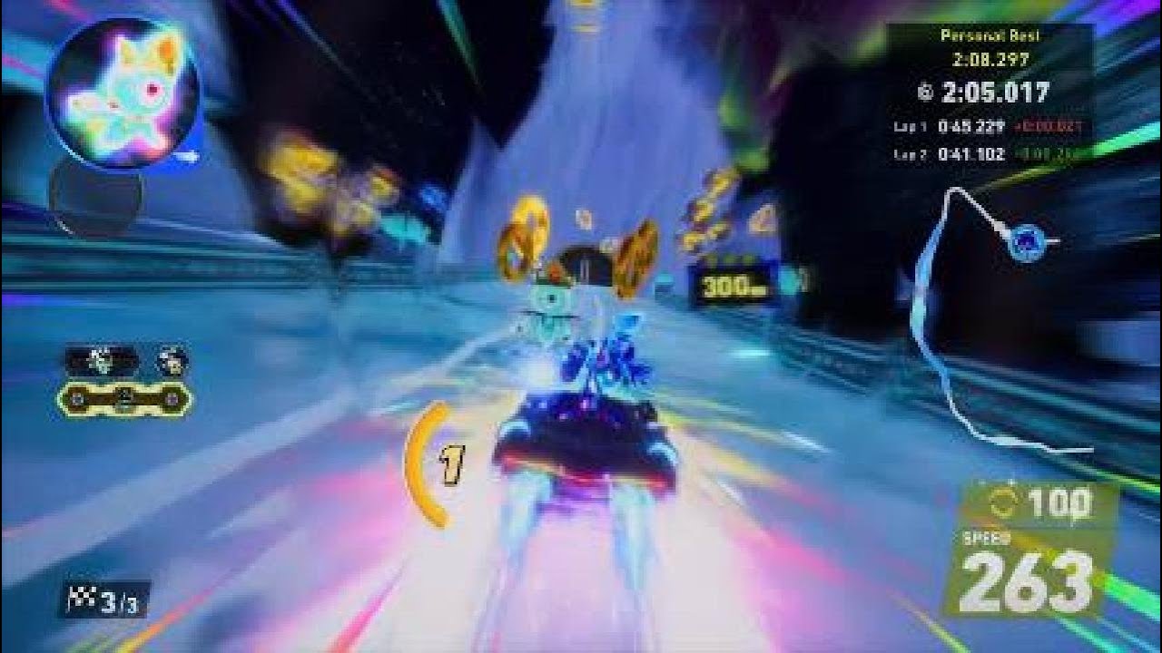 Time Trials in CrossWorld Tracks  #1 S Rank (Super Sonic Speed) - Sonic Racing CrossWorlds