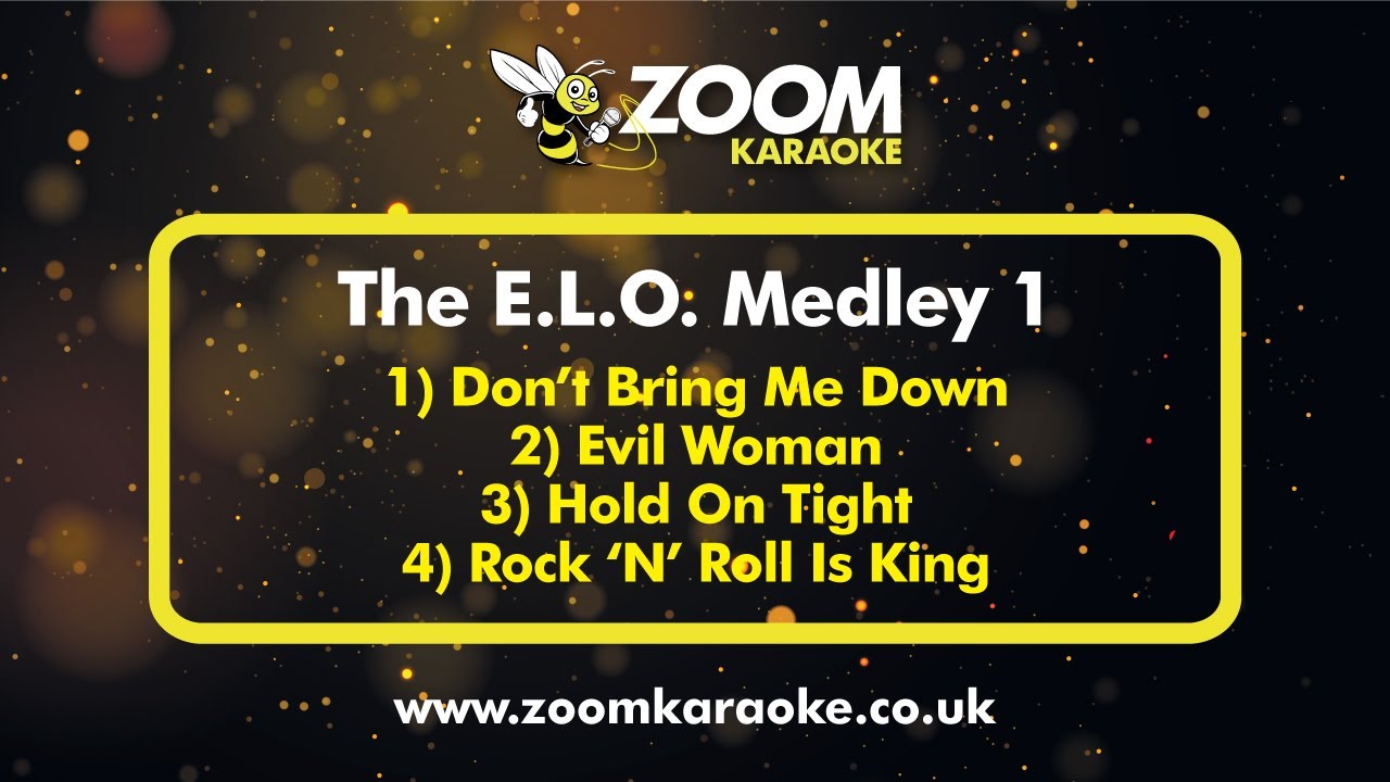 Electric Light Orchestra - The ELO Medley 1 - Karaoke Version from Zoom Karaoke