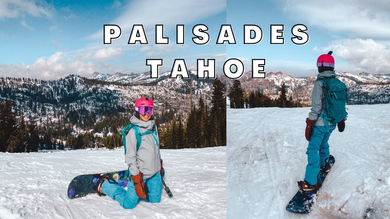 snowboarding palisades tahoe | snowboard vlog 2021| 1st run of the season