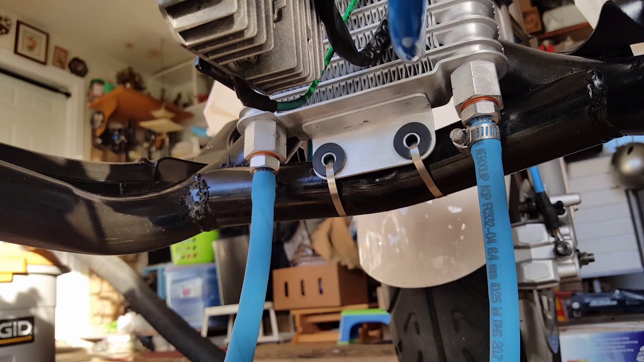 How to Change Oil and Install GY6 NCY Oil Cooler 9 of 17