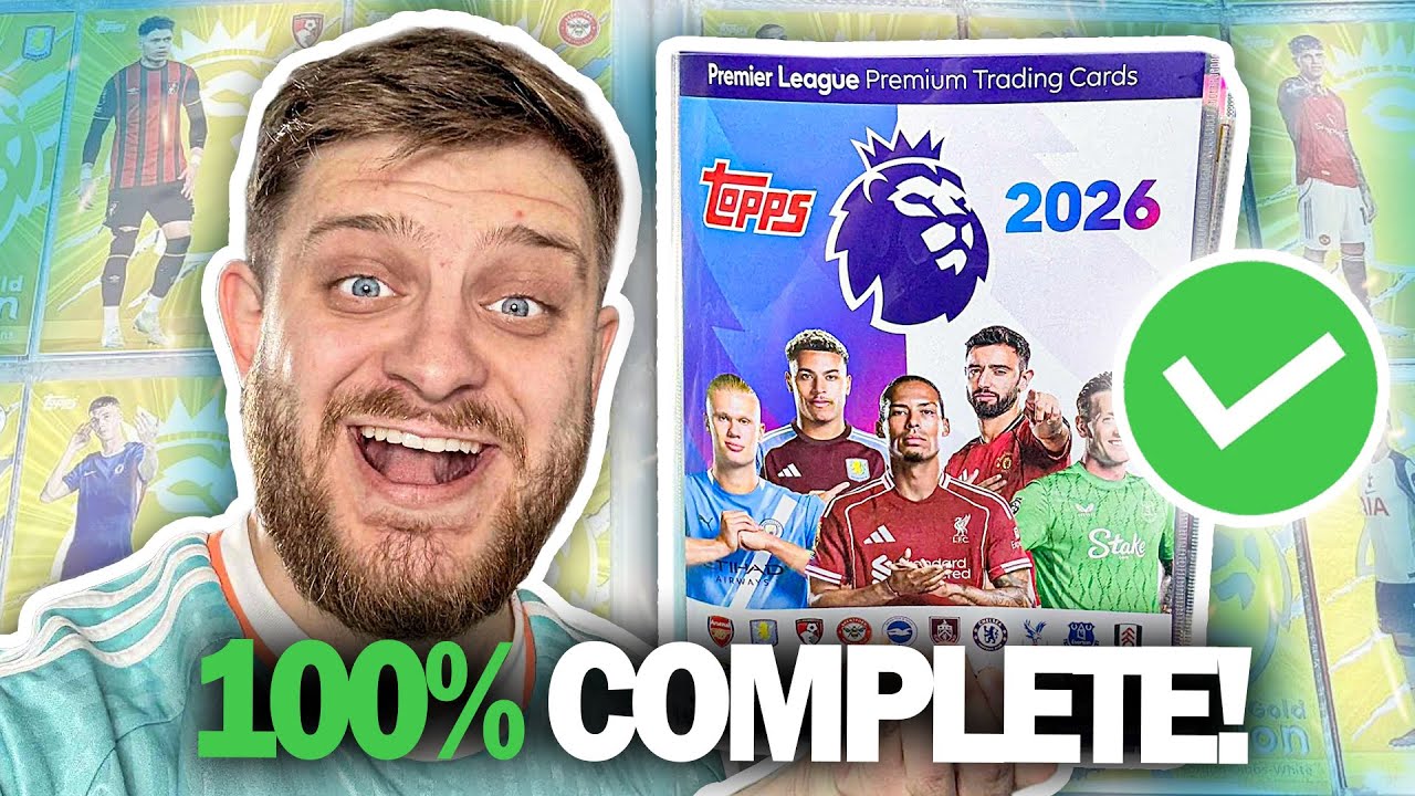 Я *ЗАВЕРШИЛ* свою КОЛЛЕКЦИЮ Topps ПРЕМЬЕР-ЛИГА 2026! (Выставка в папке!)