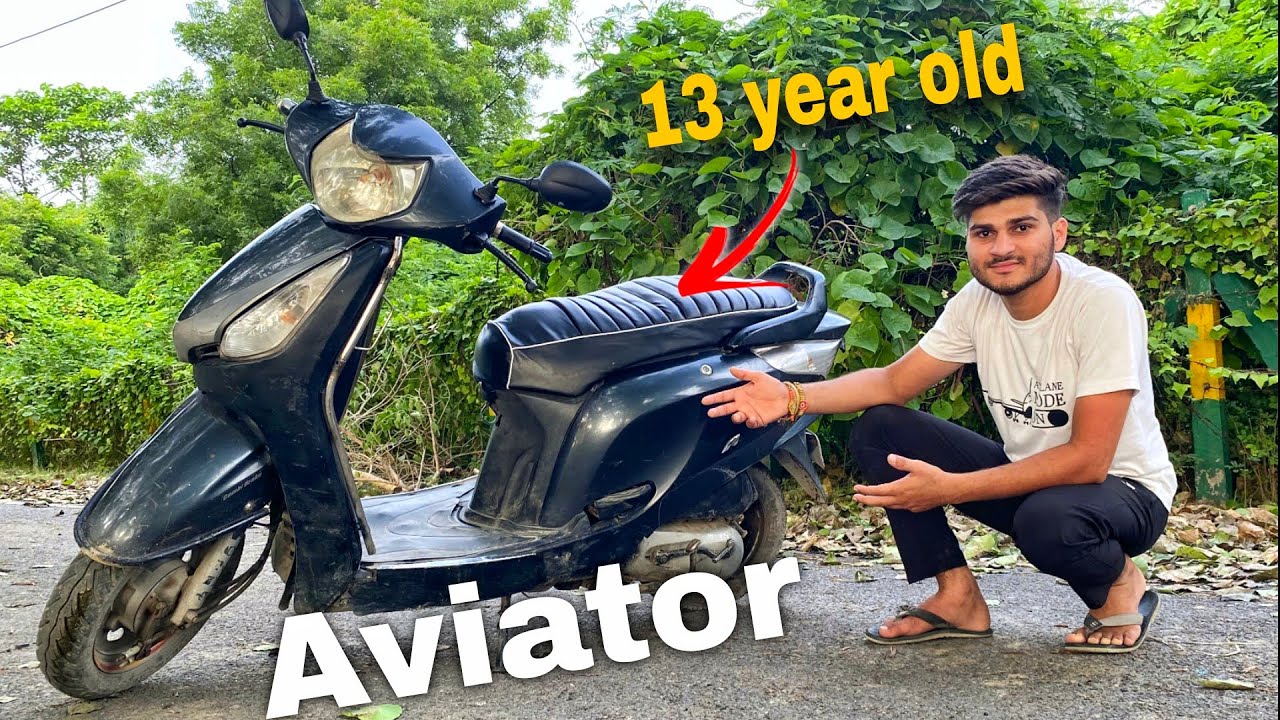 13 year old scooty Review in 2025 | Honda Aviator scooty 2012 model