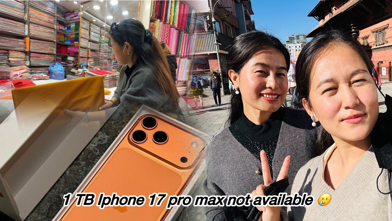 Blouse hunting /Sister asked to gift her iPhone 17pro max Yangzom Golay 