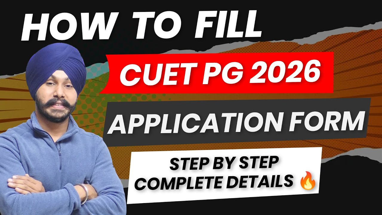 CUET PG 2026 Application Form Filling 🎓 | Step-by-Step Complete Process