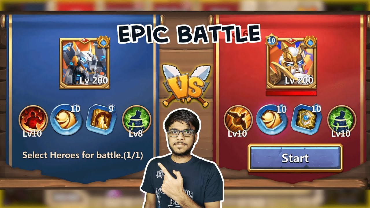 Epic Battle Dragon Scholar | Castle Clash
