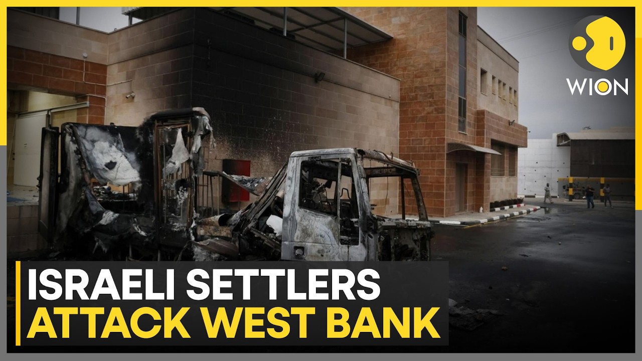 Israeli Settlers Attack Occupied West Bank; 10 Injured | WION News