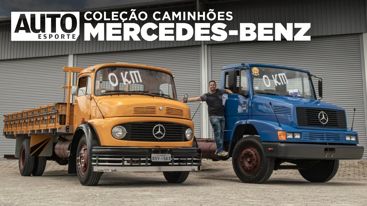 INCRÍVEL! COLEÇÃO DE CAMINHÕES MERCEDES-BENZ TEM EXEMPLARES DE 1982 E 1990 ZERO KM