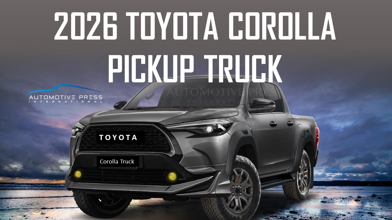2026 TOYOTA COROLLA PICKUP TRUCK COMING? ENGINEER EXPLAINS HOW COROLLA CROSS BECOMES A TRUCK