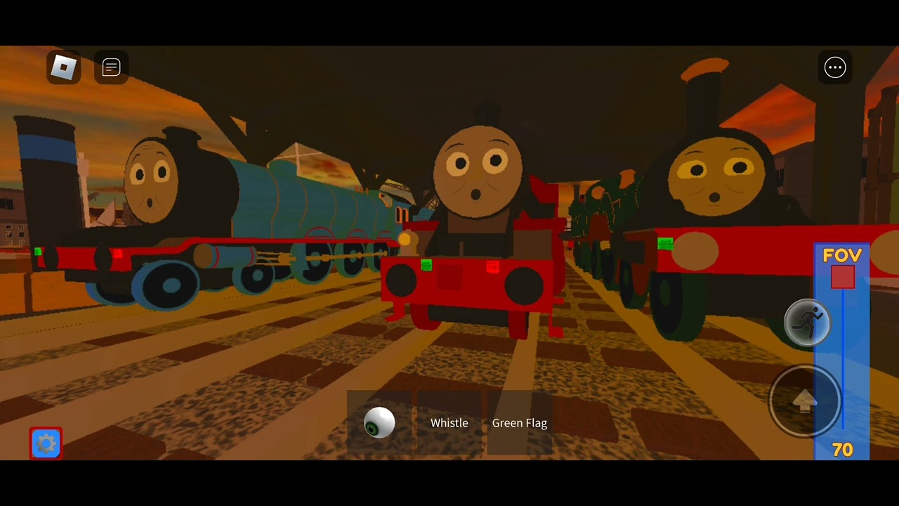 sodor fallout tmv atomic renegade Blue Train Whit Friends roblox