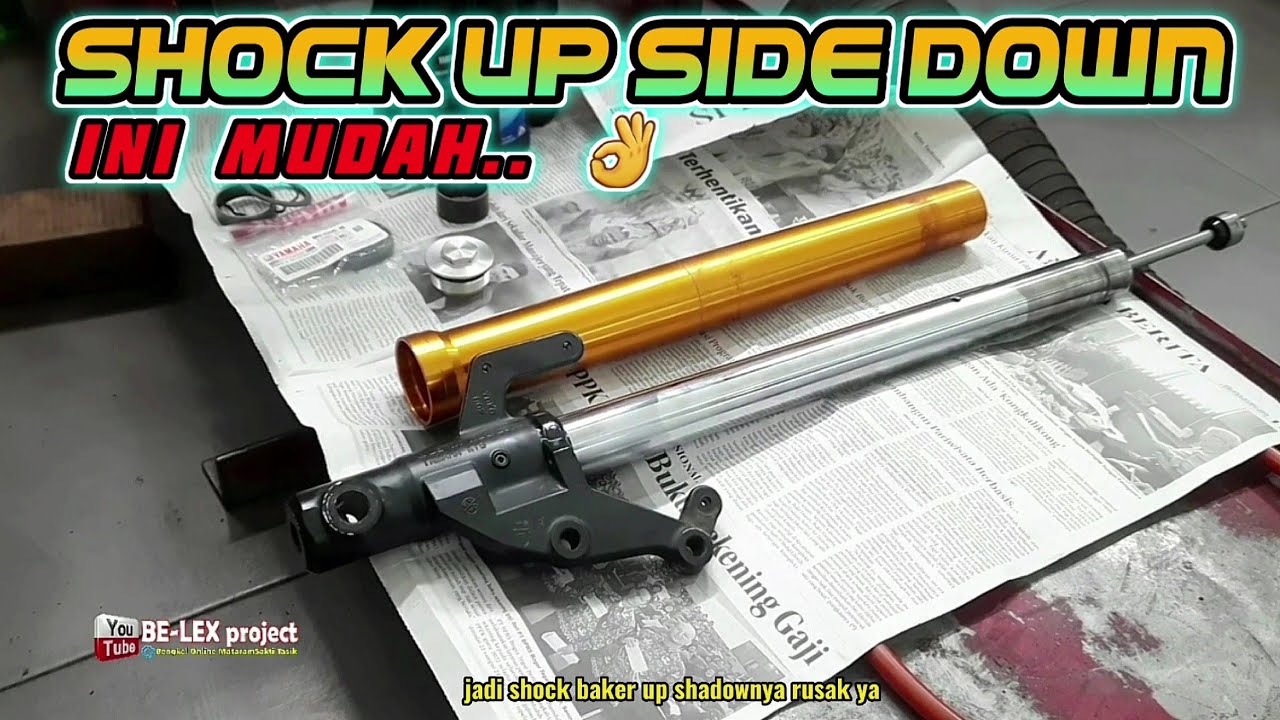 URUTAN MERAKIT DAN MEMASANG SEAL SHOCK UP SIDE DOWN DENGAN BENAR