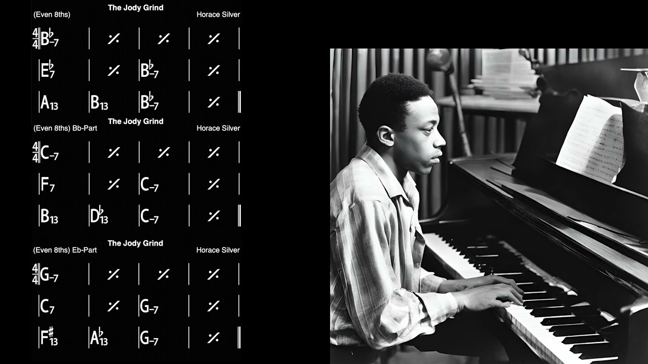 Jody Grind Backing Track for Bebop Approach Horace Silver