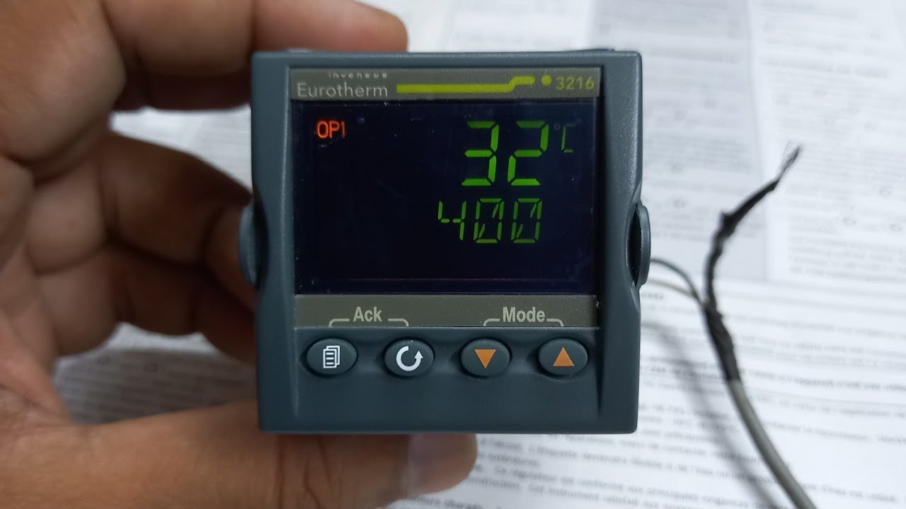 Eurotherm 3216 PID Controller Thermocouple type changing