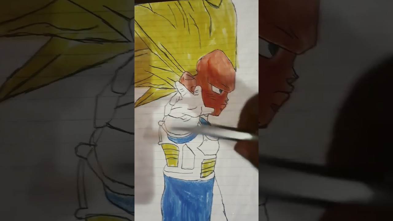 kid Vegeta vs adult Vegeta Super Saiyan 3 old vs new like and subscribe