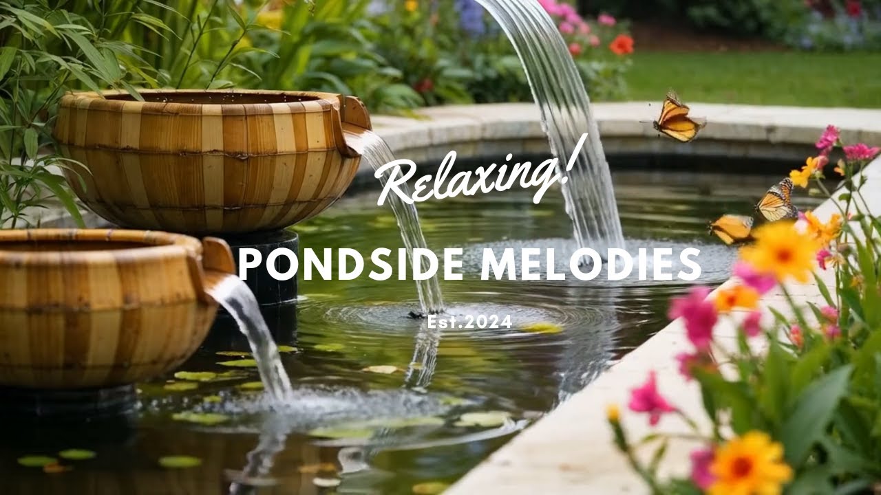 🔴Serene Piano Music by the Pond for Sleep, Meditation, Spa & Yoga Relaxation