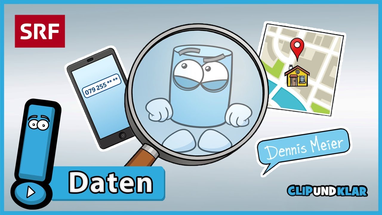 Persönliche Daten im Internet? | SRF Kids – Clip und klar! | Für Kinder erklärt