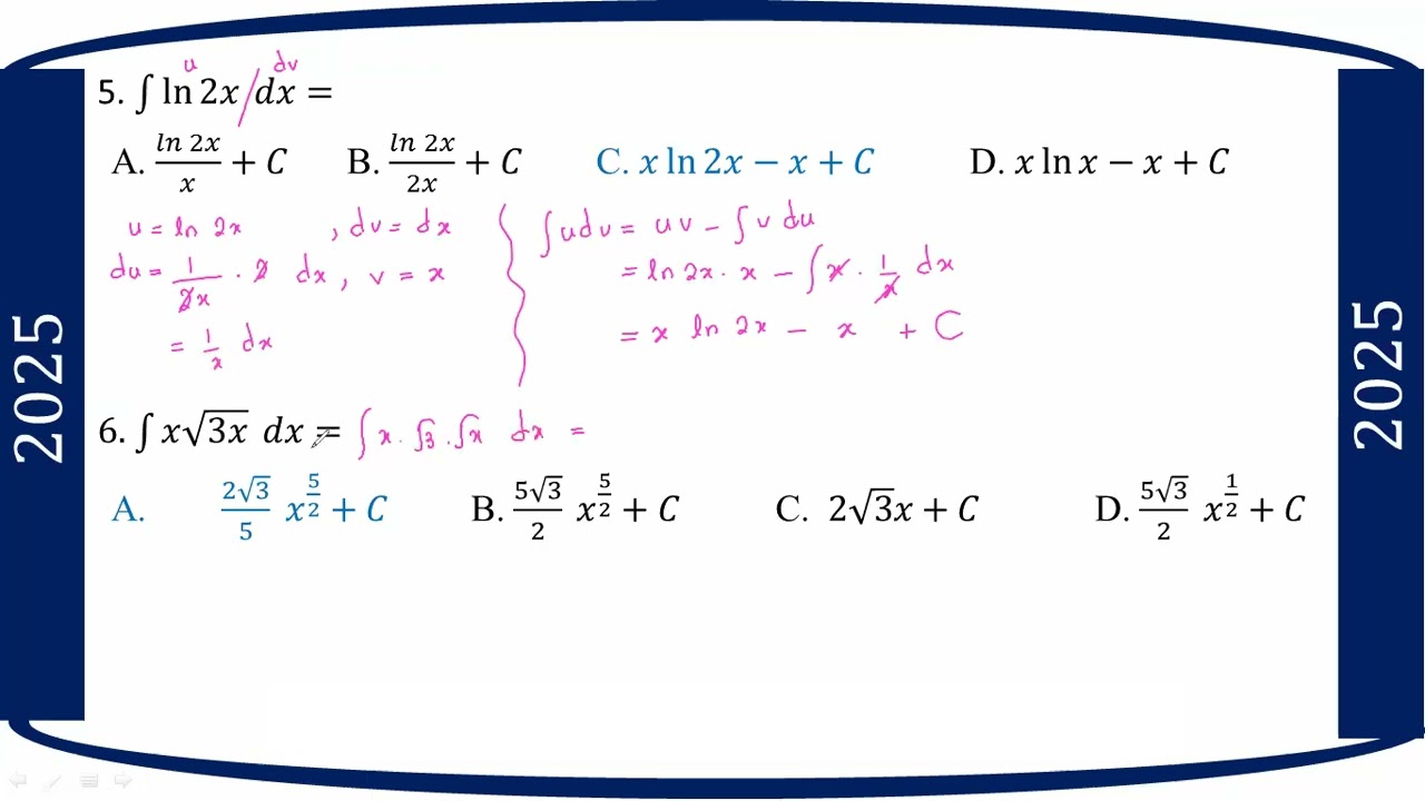 # Grade 12 Math (2025 Journal - Ch 10 - Section A)