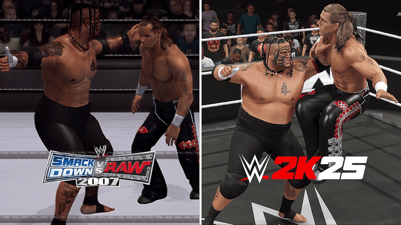 Эволюция Умаги Самоан Спайка 2006-2025 - Игры WWE