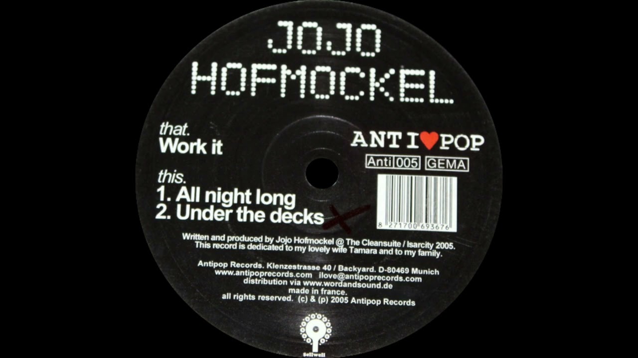 Jojo Hofmockel – Work It