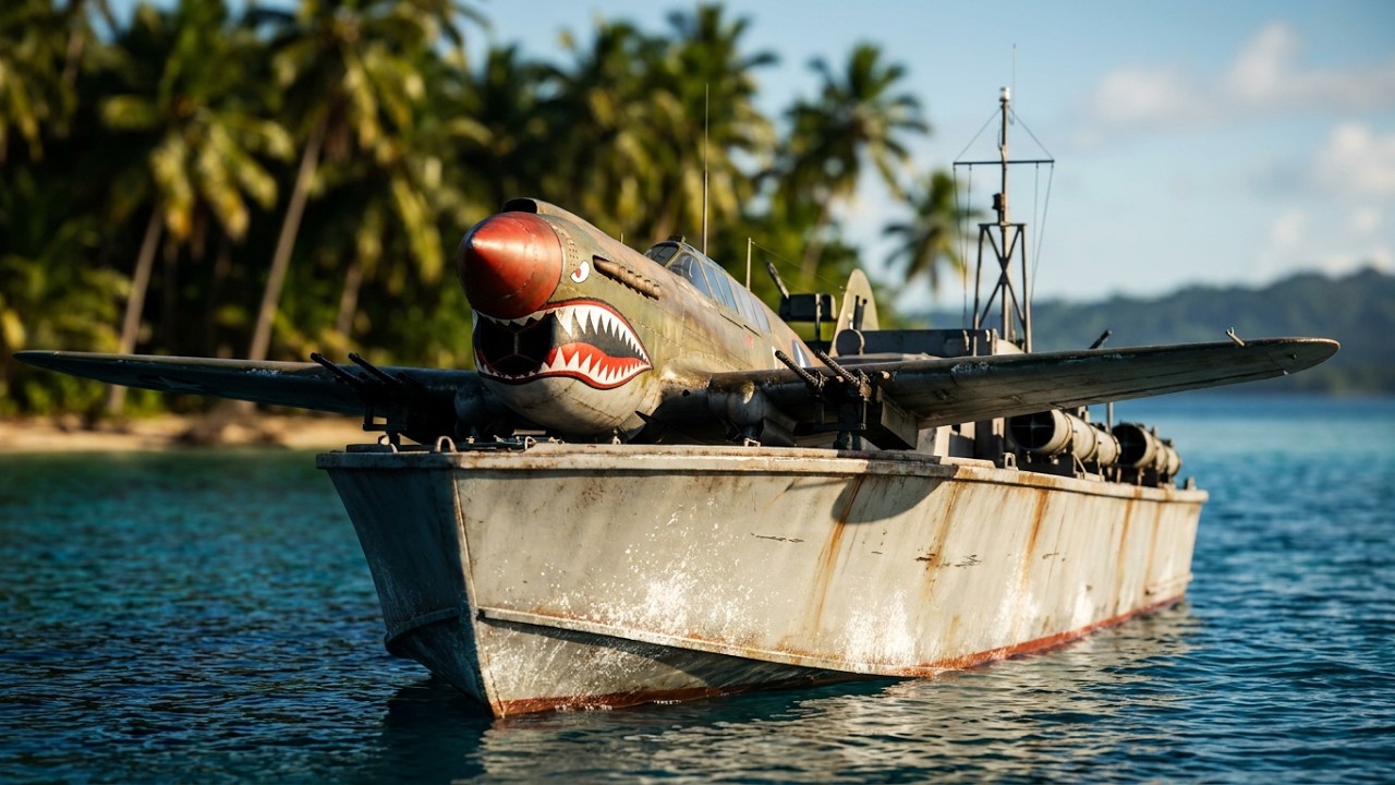 When They Put P-40 Warhawk Nose on a Little Boat - The Germans Called Them 