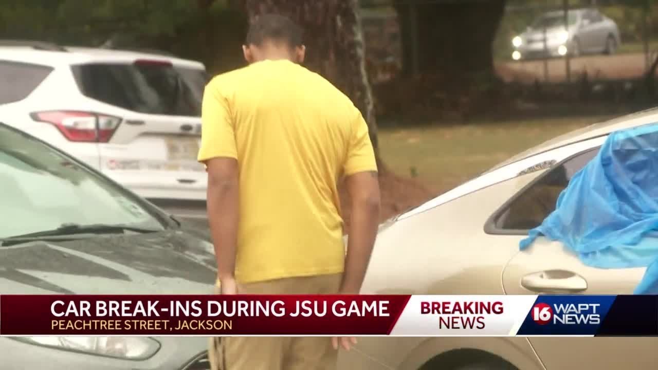 Vehicle break-ins during game