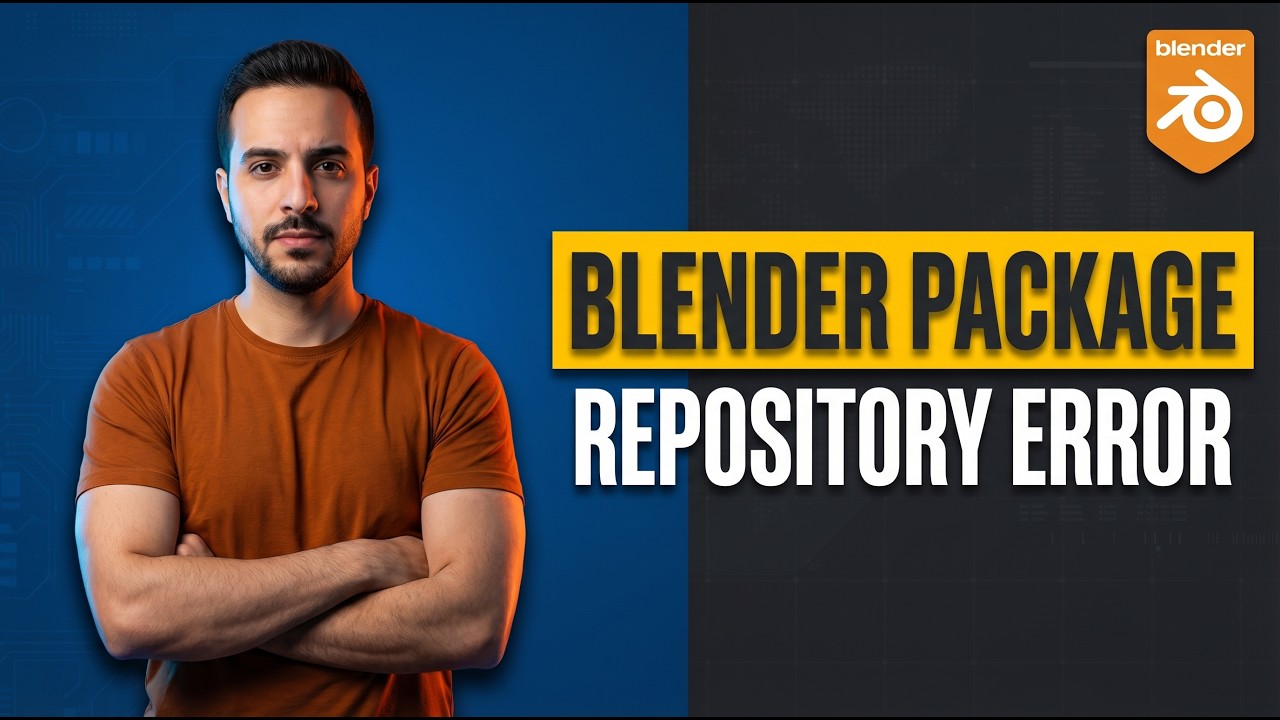 Blender Package Repository Error Fix (Easy Guide)