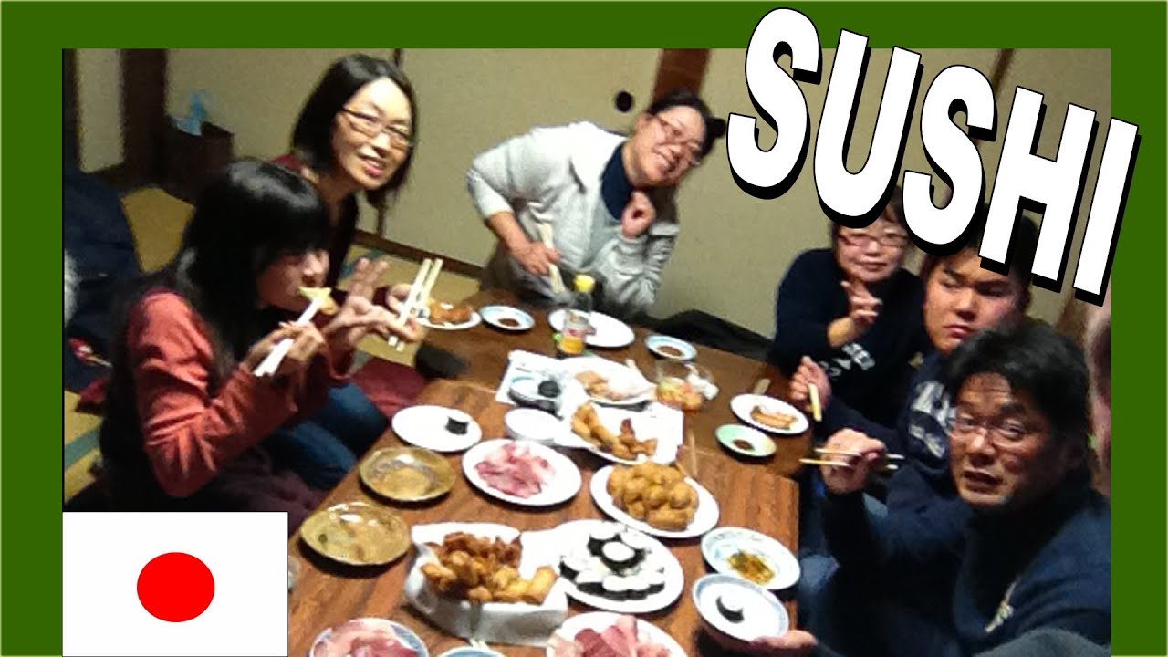 🚶&zwj;♂️ Japan family sushi party - Walking in Japan 日本ファミリー寿司パーティー - 日本のモンスター