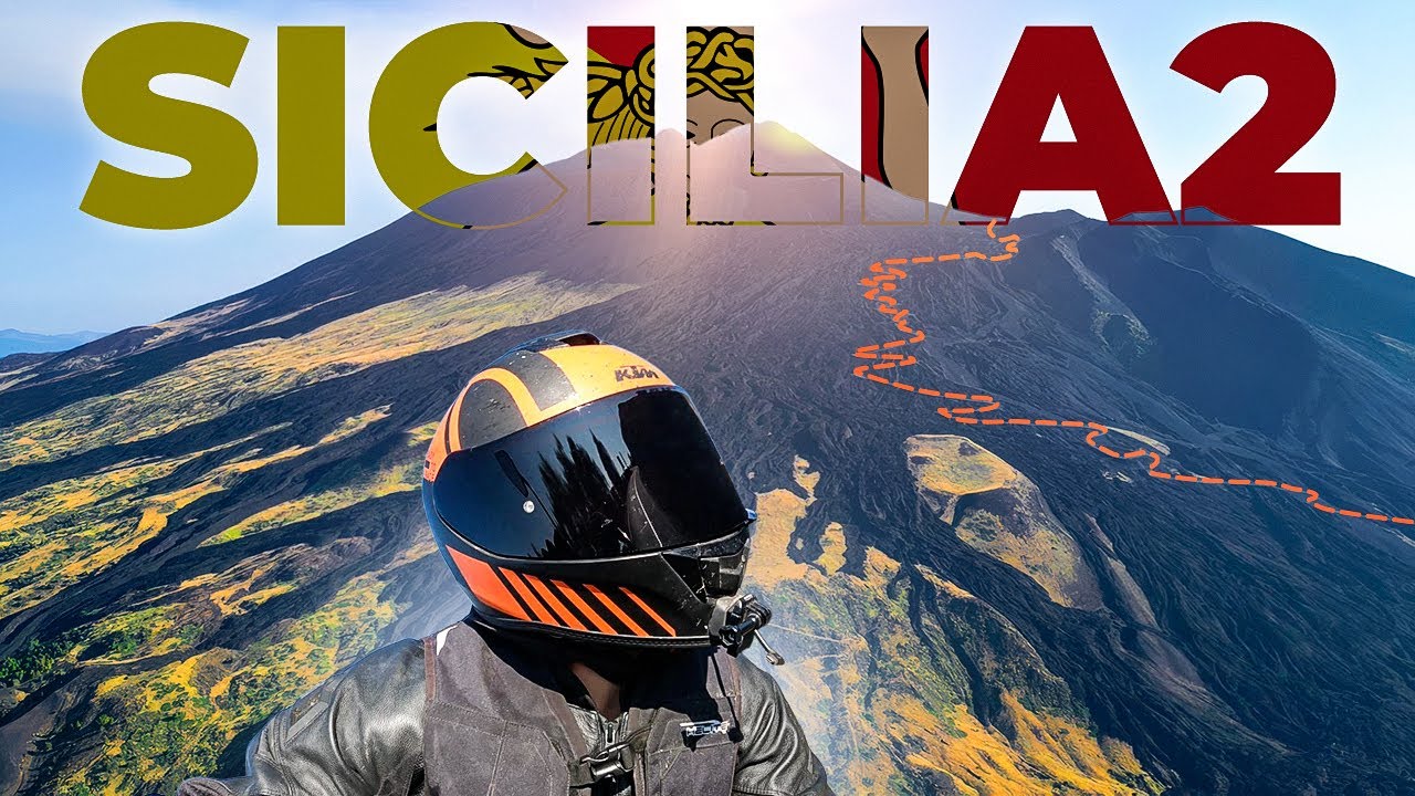 Vulkán Etna jako pravý moto ráj! 🇮🇹 Sicílie2 🖖🏻 MRT4