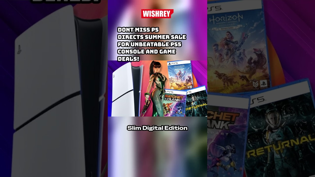 PlayStation Direct Summer Sale 2025: Unbeatable PS5 Deals! #shorts #gaming