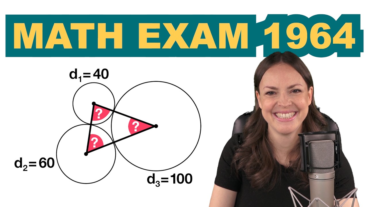 10th Grade Exam From 1964 &ndash; Find All Angles!