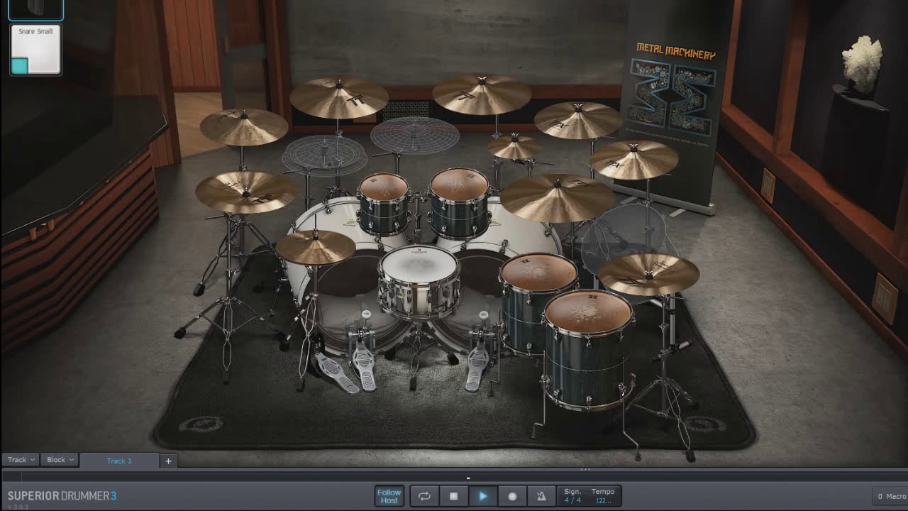 RAMMSTEIN - Sex only drums midi backing track