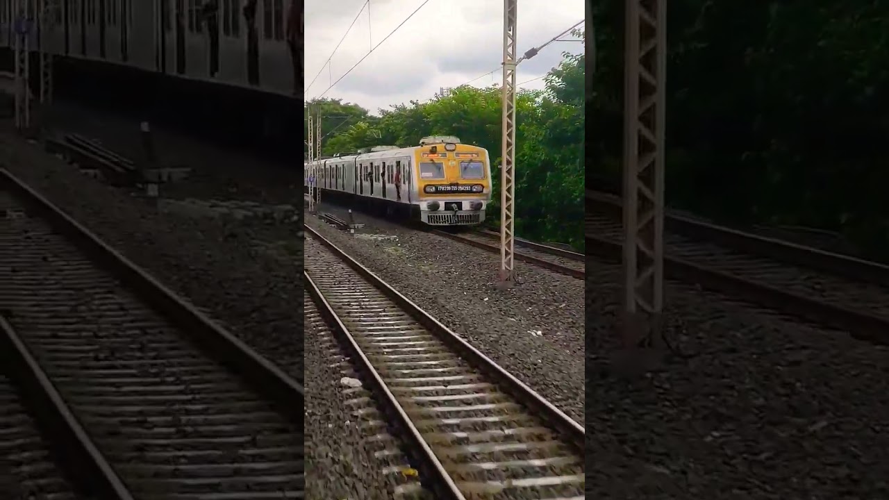 howra kharagpur emu  crossing #railwaycontent #railvlogger