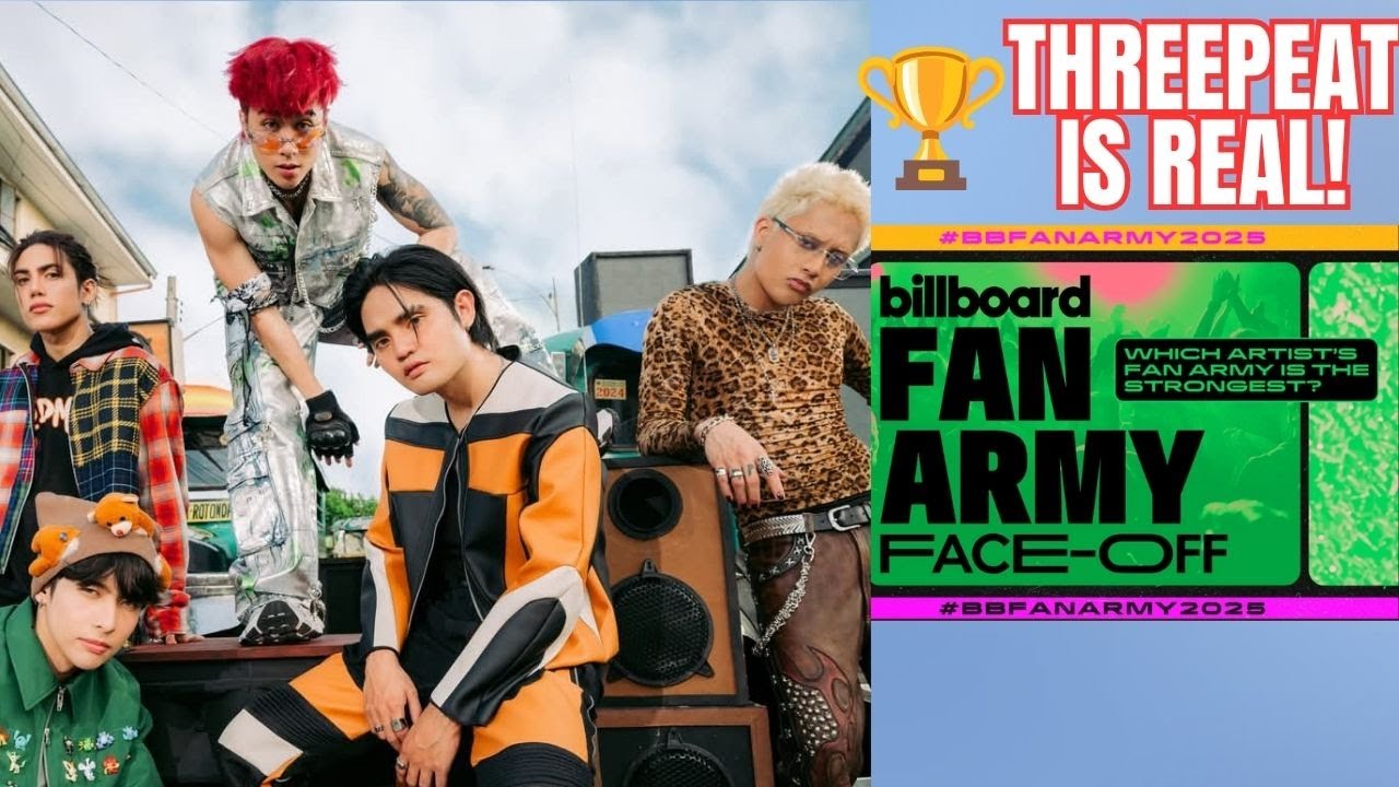 SB19&rsquo;s A&rsquo;TIN Makes History with 3rd Billboard Fan Army Face-Off Win!