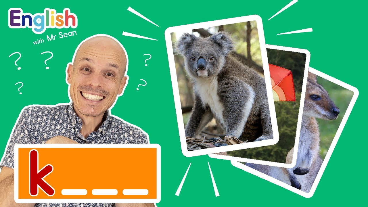🐨 Английские слова, начинающиеся на букву 'k' | Первый словарь для детей | 🔤 Фонетика